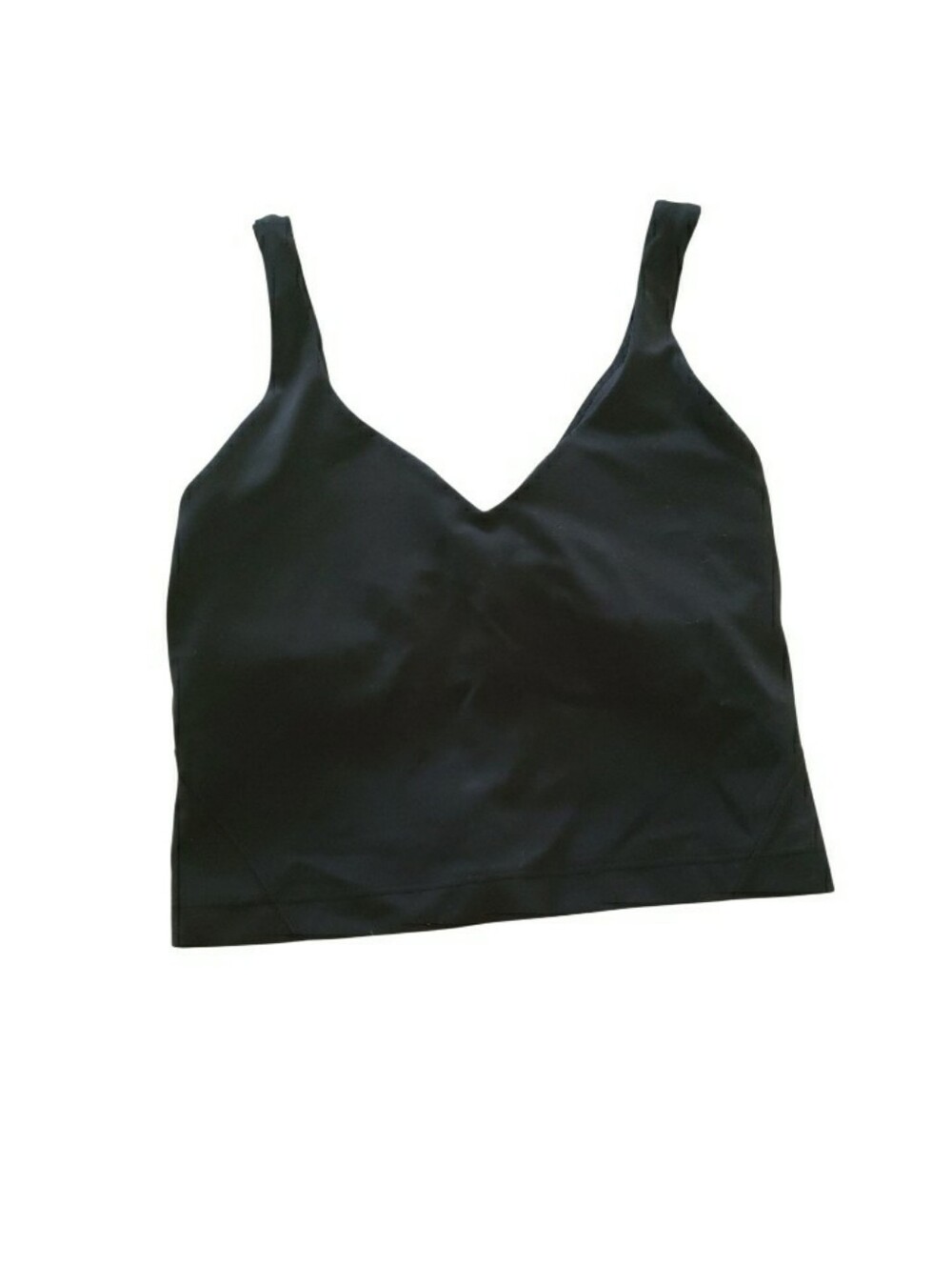 lululemon athletica Black Athletic Bra Top- 0 - Picture 2 of 3